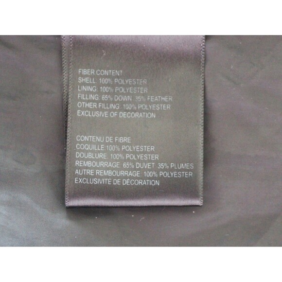 Hillary Radley Puffer Jacket Black Down & Feather Filled Stand Up Collar Size M - Picture 11 of 11